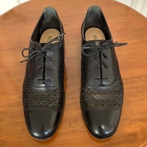 Michael Kors Black Lace Up Shoes Sz 8